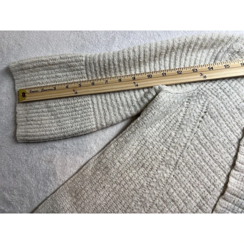 Armani Exchange A|X Women’s Cream Open-Front Knit Cardigan S